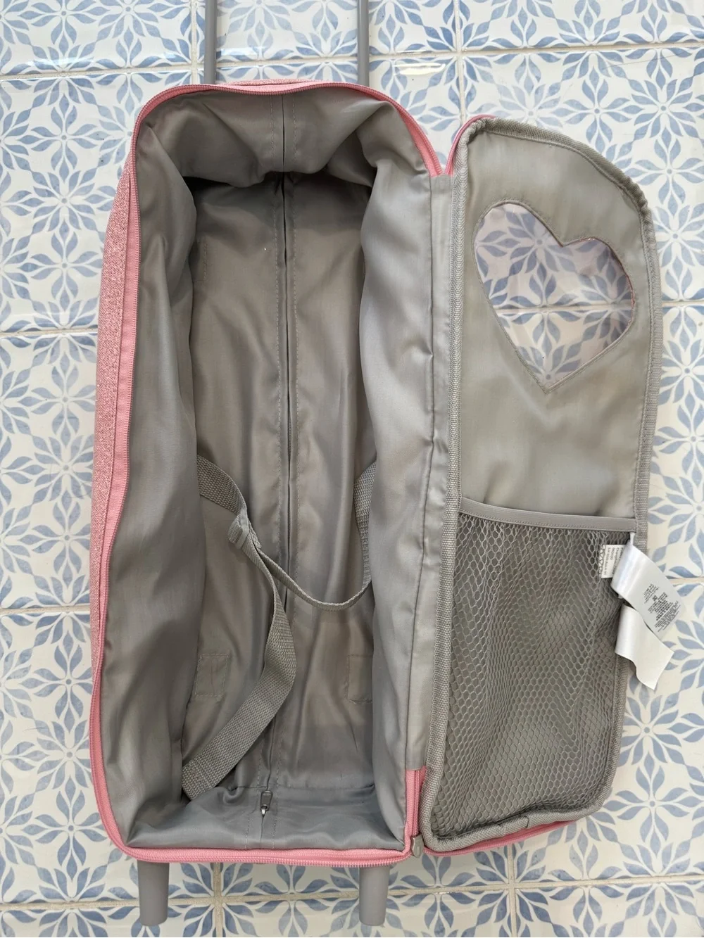 Pottery Barn Kids Pink Glitter Doll Carrier for 18